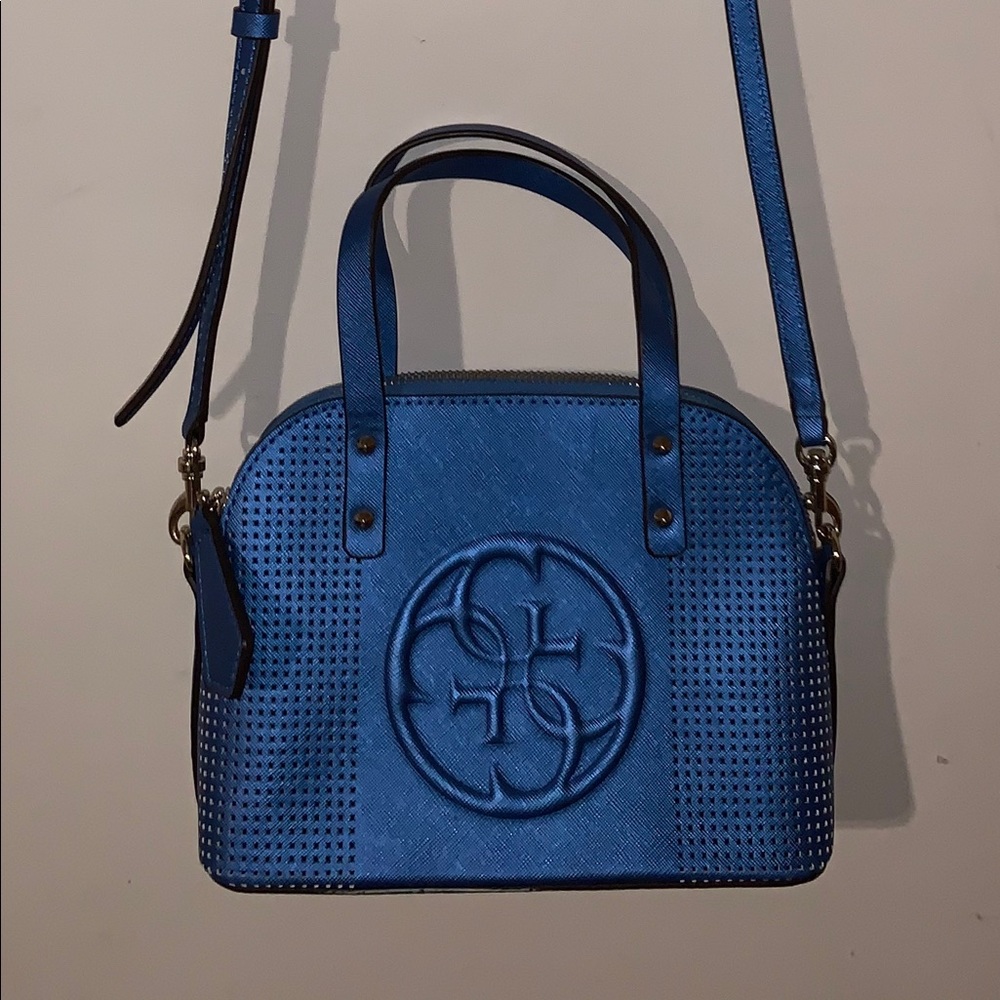 Blue Cross-Body Purse